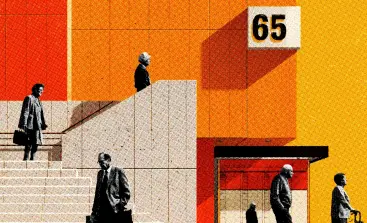 Editorial AI-generated artwork exploring the top 10 best life insurances for seniors over 65. Thecareratings.com