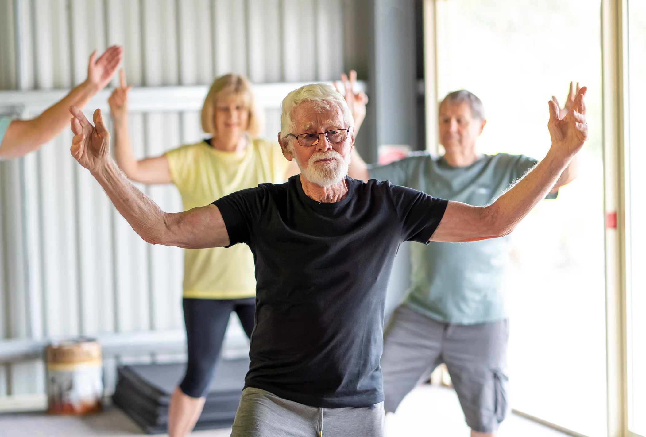 Older adults participating in a supervised adult day program exercise class